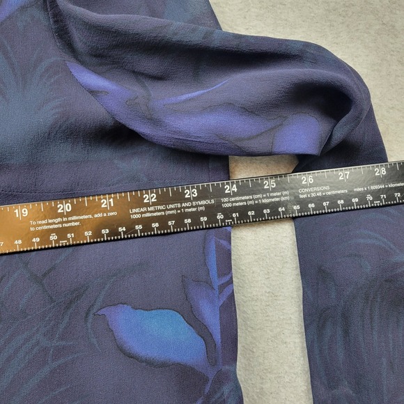 Womens Dana Buchman Tropical Sleeveless Tank Top Blouse Shirt % Silk Set 100 - Picture 4 of 13